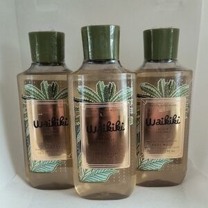 Bath & Body Works Waikiki Beach Coconut Body Wash 3-Pack NEW